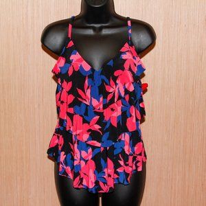 Women's Tiered Tankini Top - Aqua Green®